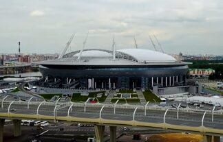 pietariin St petersburg stadium pietari venäjä jalkapallon em-kisat Krestovsky Stadium