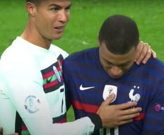 Kylian Mbappé ja Cristiano Ronaldo