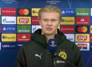 Erling Håland mestarien liiga borussia dortmund