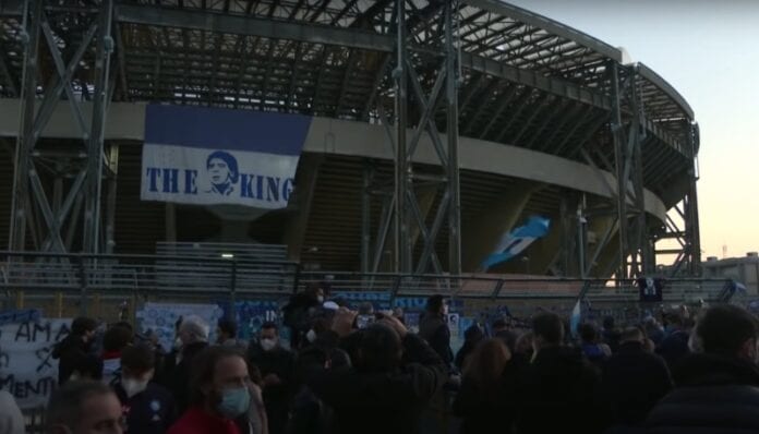 Napoli nimesi stadioninsa Diego Maradonan mukaan