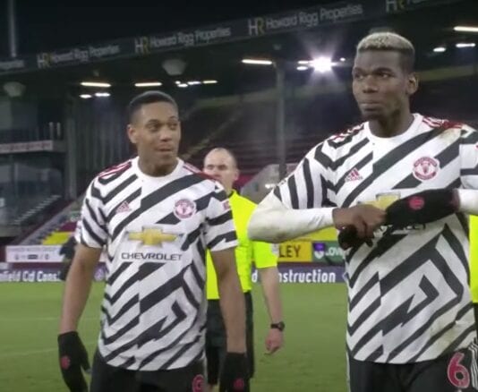 Manchester United Paul Pogba Burnely