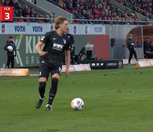 Fredrik Jensen Augsburg Bundesliiga